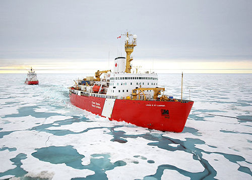 Over 1200 units installed on approximately 450 vessels. Photo Credit: CCGS Louis S. St-Laurent, Canadian Coast Guard.