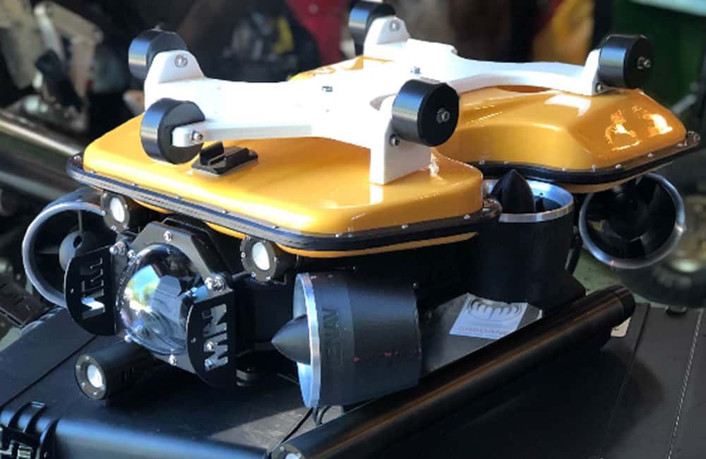 HC2 Hull Crawler allows ROV to glide effortless against a vessel hull eliminating excessive ROV movement providing controlled visual inspections.