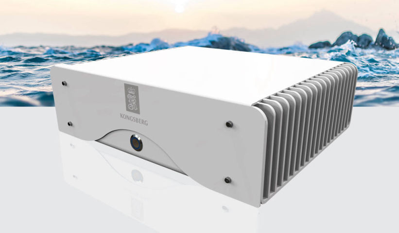 Leviathan Fanless marine computer in white powder coat finish and custom laser engrave