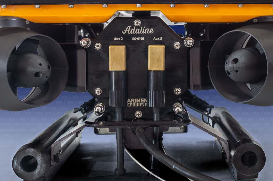 ROV auxiliary ports provide flexible options to accessorize your ROV