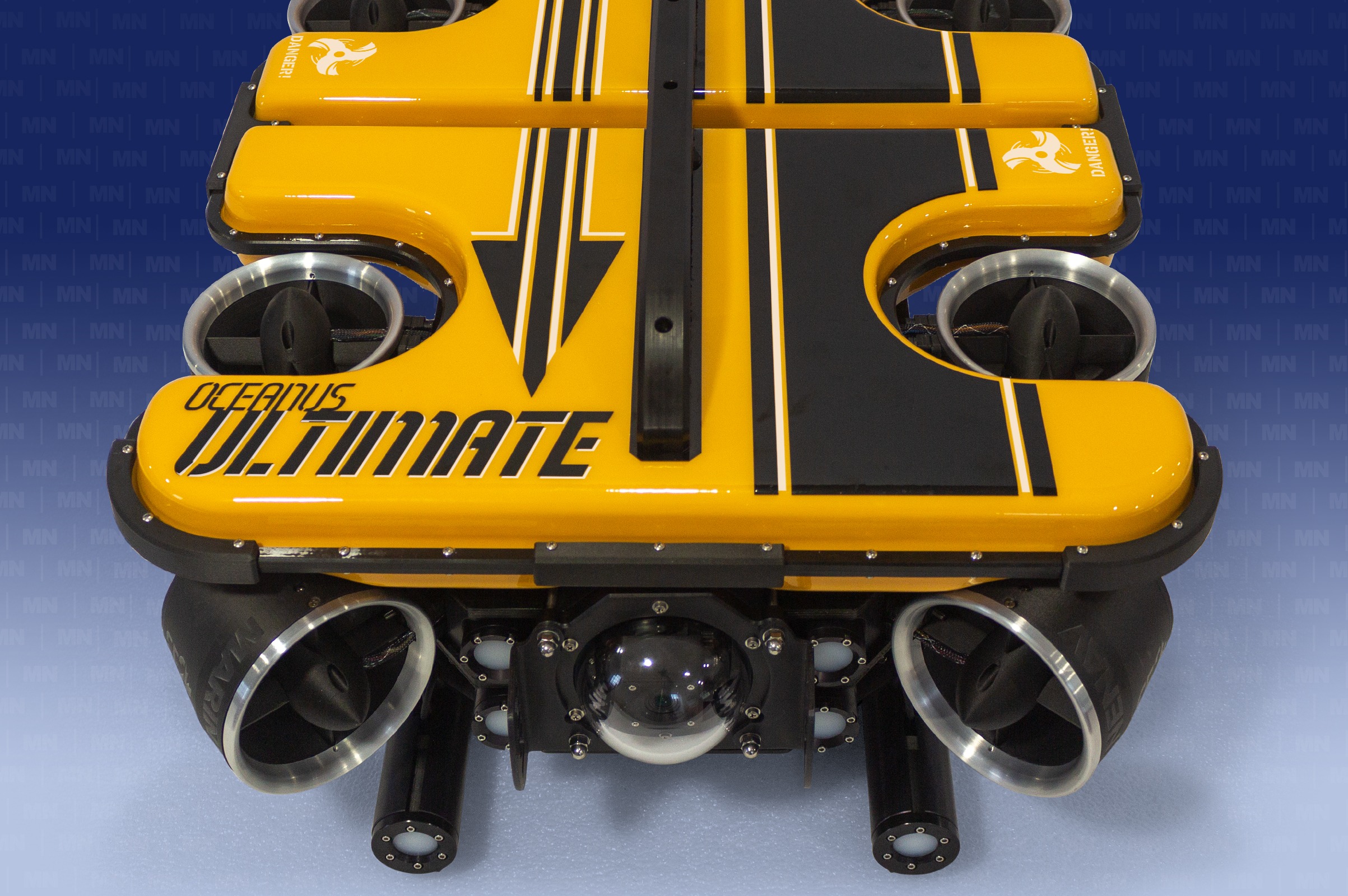 Vectorized thrusters design and powerful engines enable true lateral ROV movement