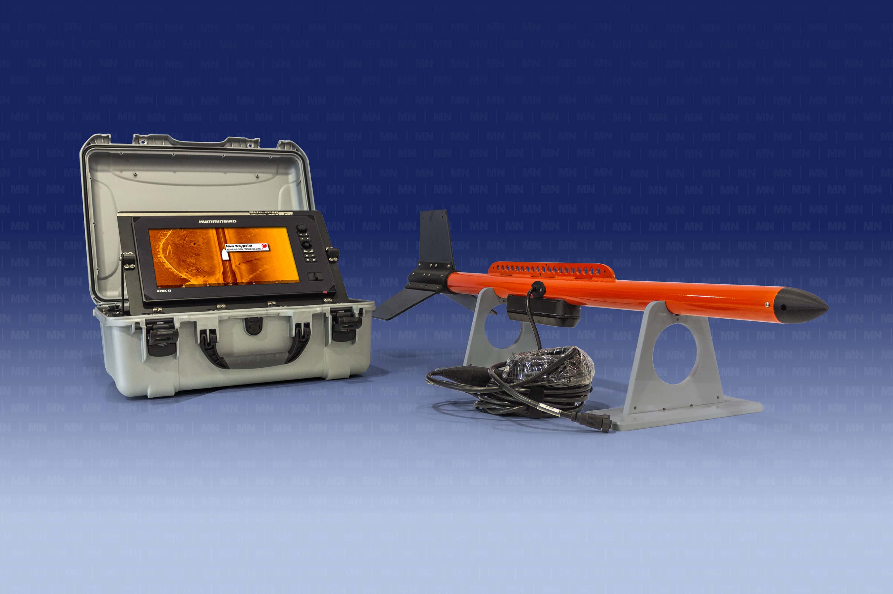 The standard 13" Side-scan Towfish system