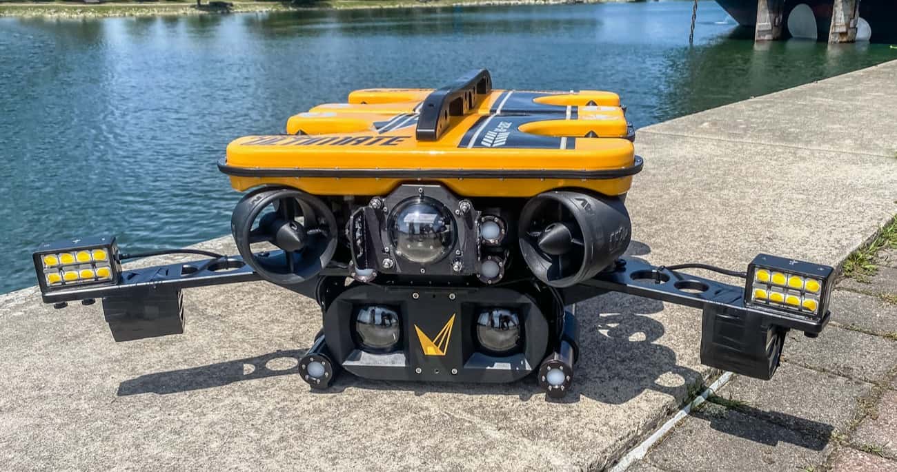 Photo credit Voyis Imaging. Oceanus Ultimate with Voyis Discovery Stereo camera.