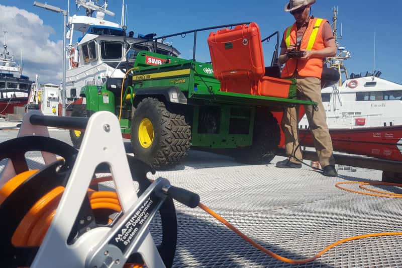 MarineNav ROV training courses feature extensive hands-on operation of actual MarineNav ROV systems. 